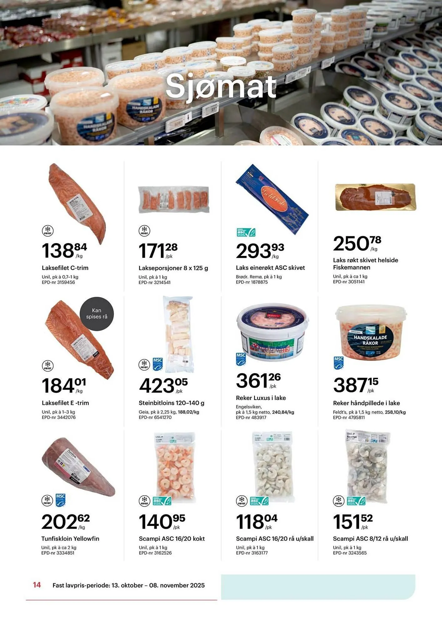 Storcash kundeavis fra 13. oktober til 8. november 2025 - kundeavisside 14