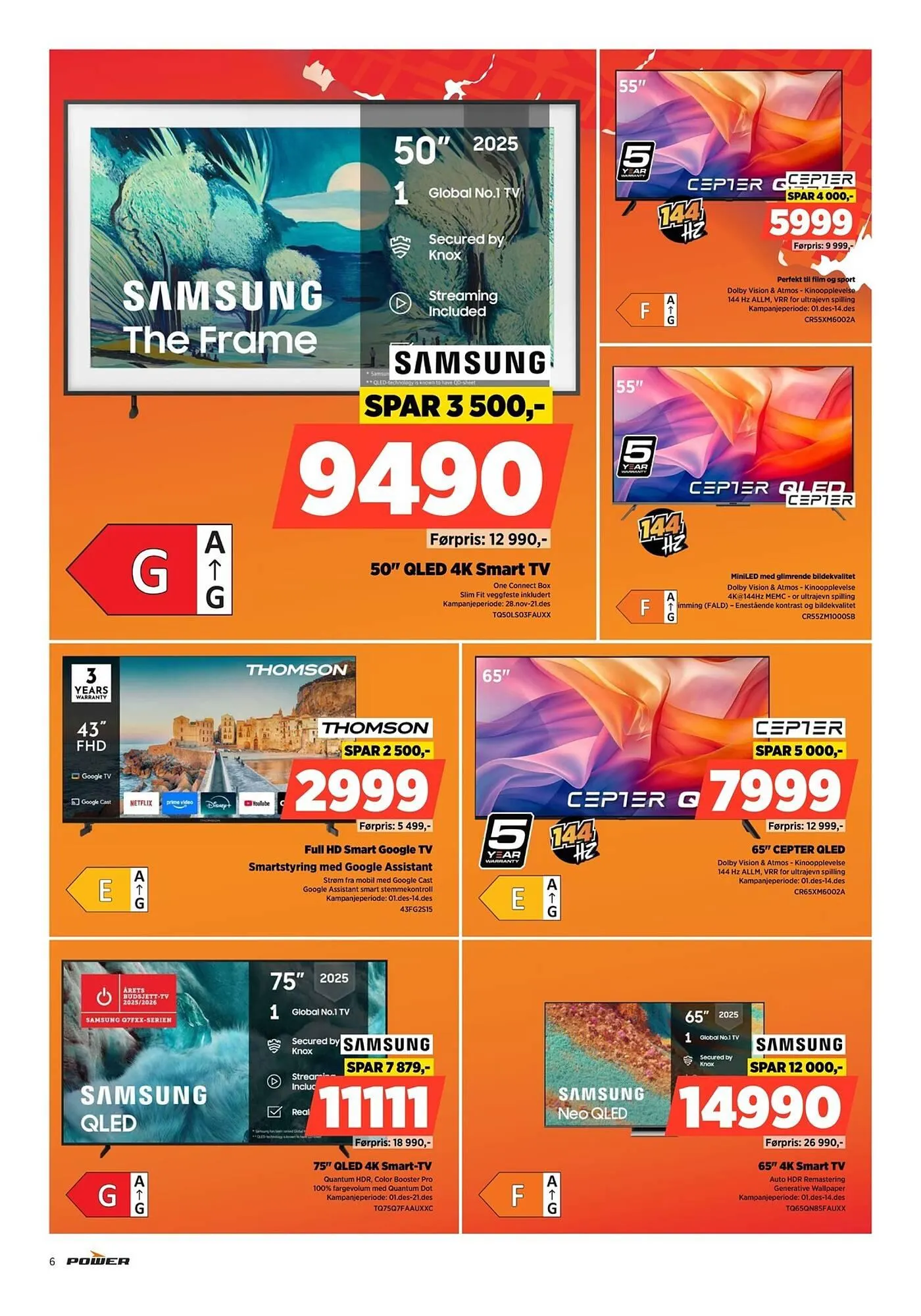 POWER kundeavis fra 1. desember til 7. desember 2025 - kundeavisside 6