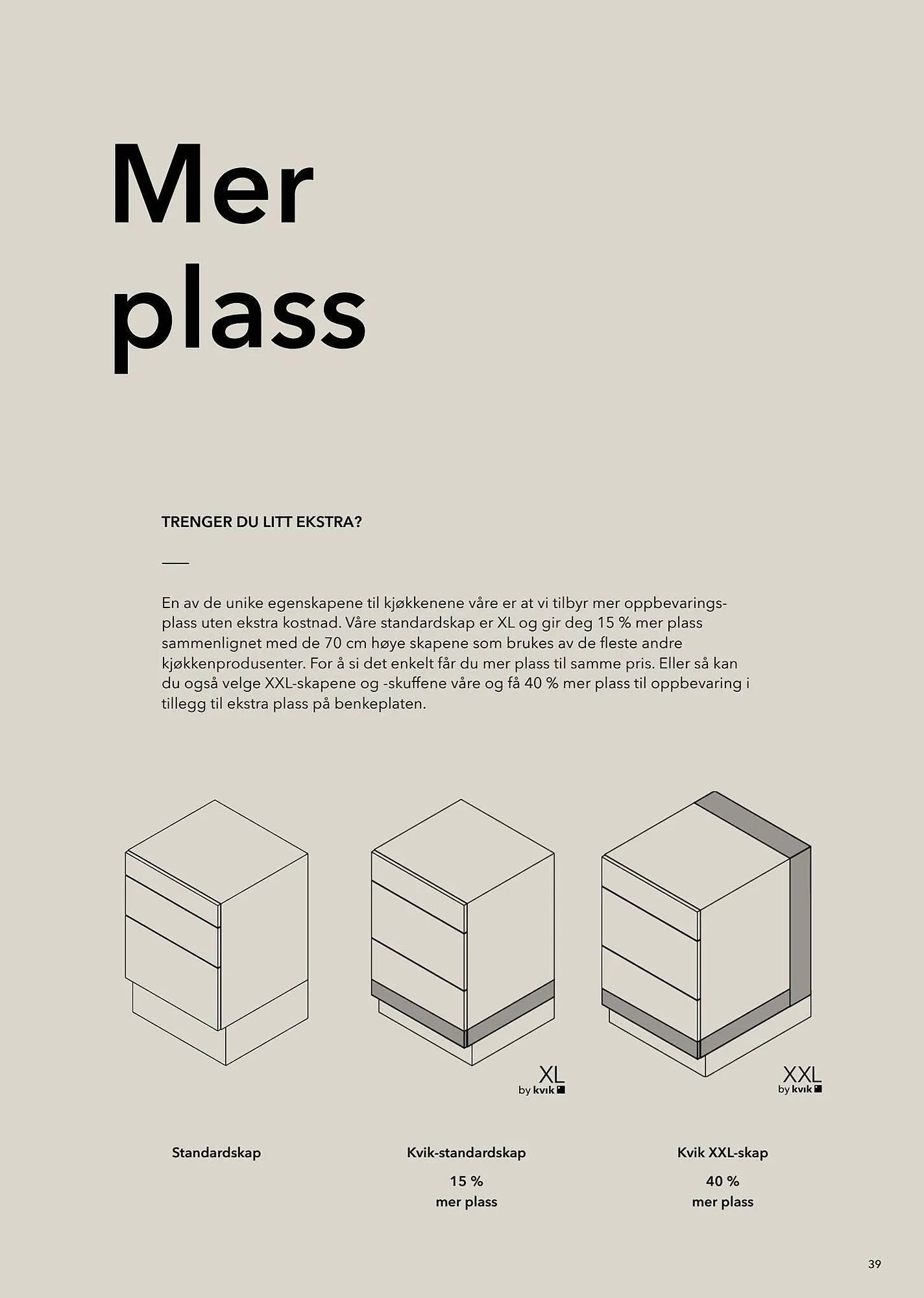Kvik Kjøkken Kundeavis fra 1. september til 30. september 2023 - kundeavisside 39