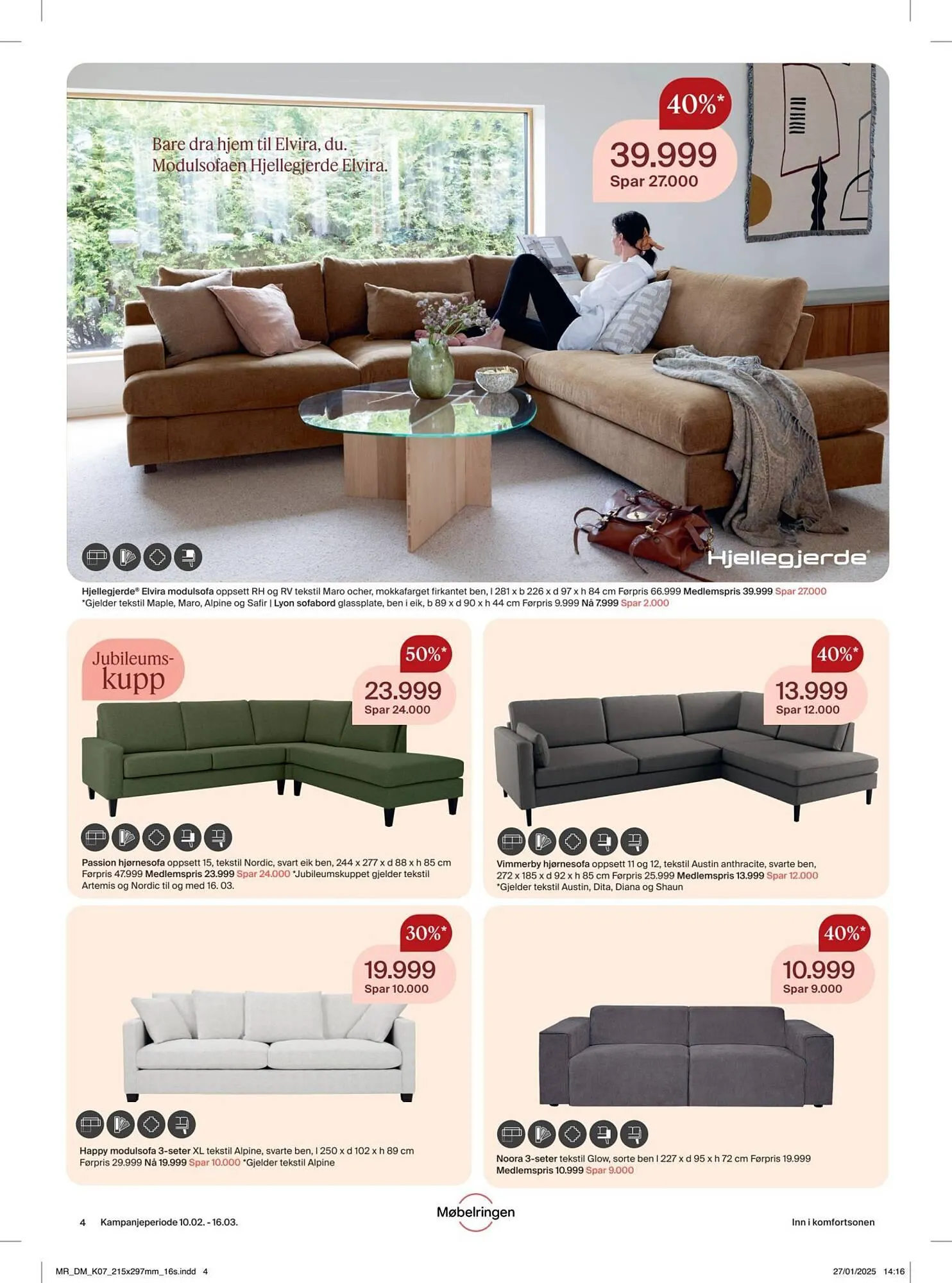 Møbelringen Kundeavis fra 9. februar til 16. mars 2025 - kundeavisside 4