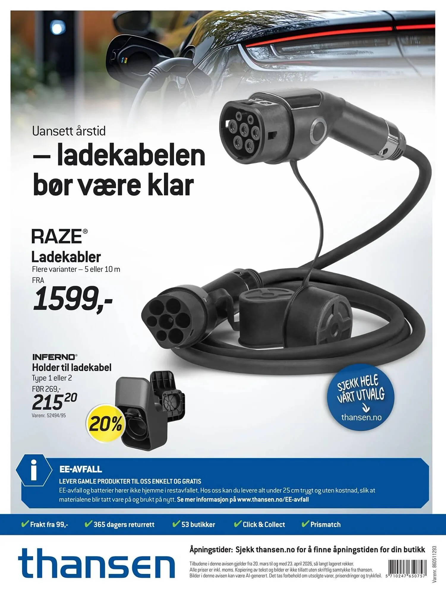 Thansen kundeavis fra 20. mars til 23. april 2026 - kundeavisside 32