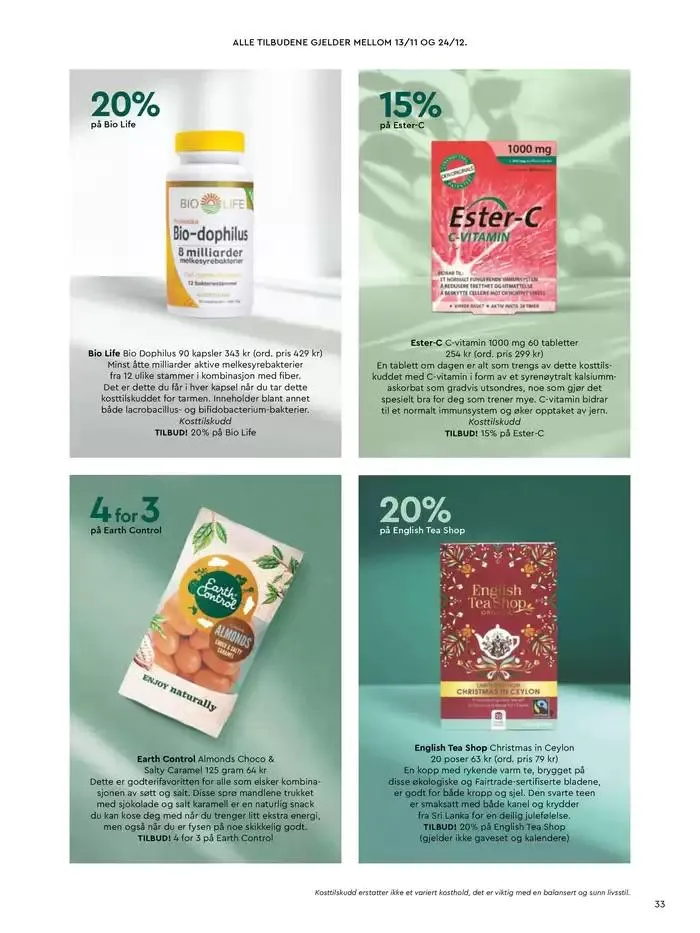 Live Life fra 14. november til 24. desember 2024 - kundeavisside 33