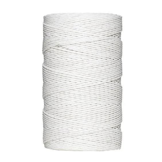Vokset lintråd 1,3 mm 220 m hvit