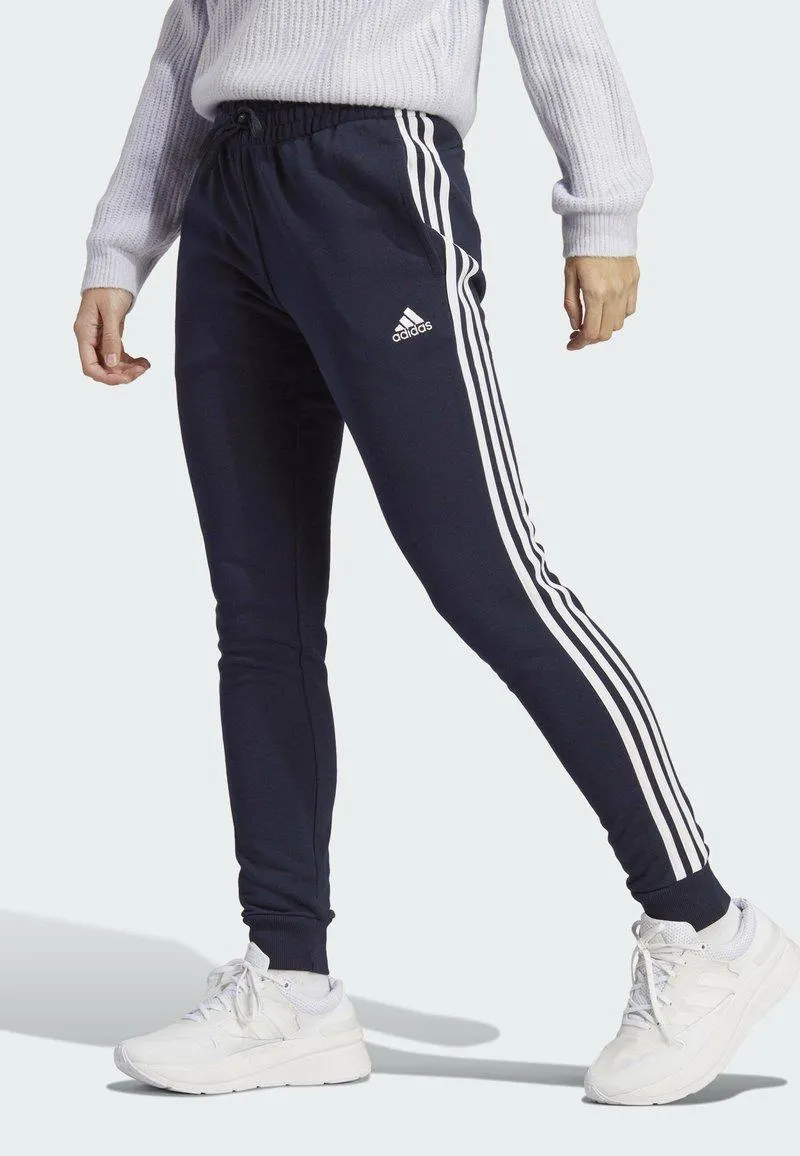 ESSENTIALS 3 STRIPES FRENCH TERRY CUFFED - Joggebukse