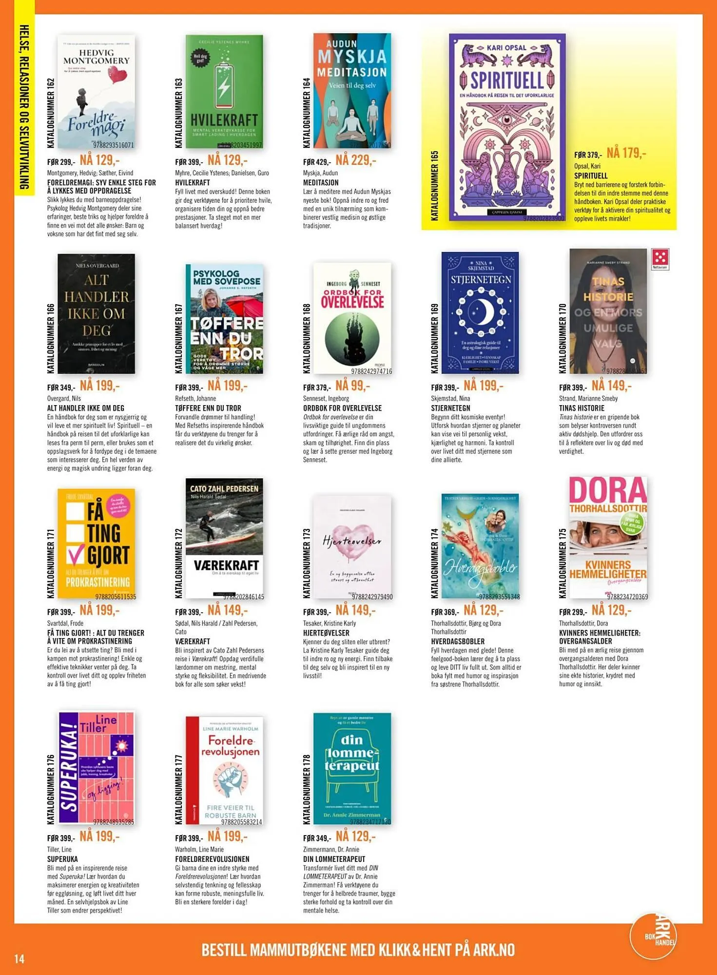 Ark Bokhandel kundeavis fra 16. februar til 9. mars 2026 - kundeavisside 14