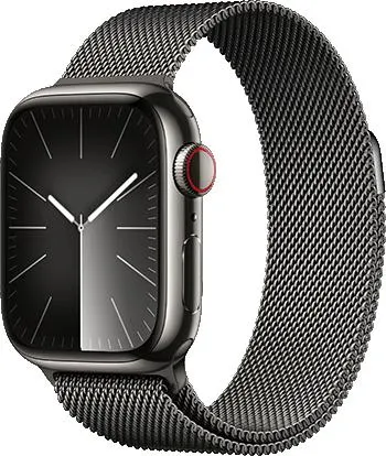 Apple Watch Series 9 Rustfritt Stål med Milanese Loop