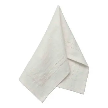 Serviett Molly 35x35cm hvit