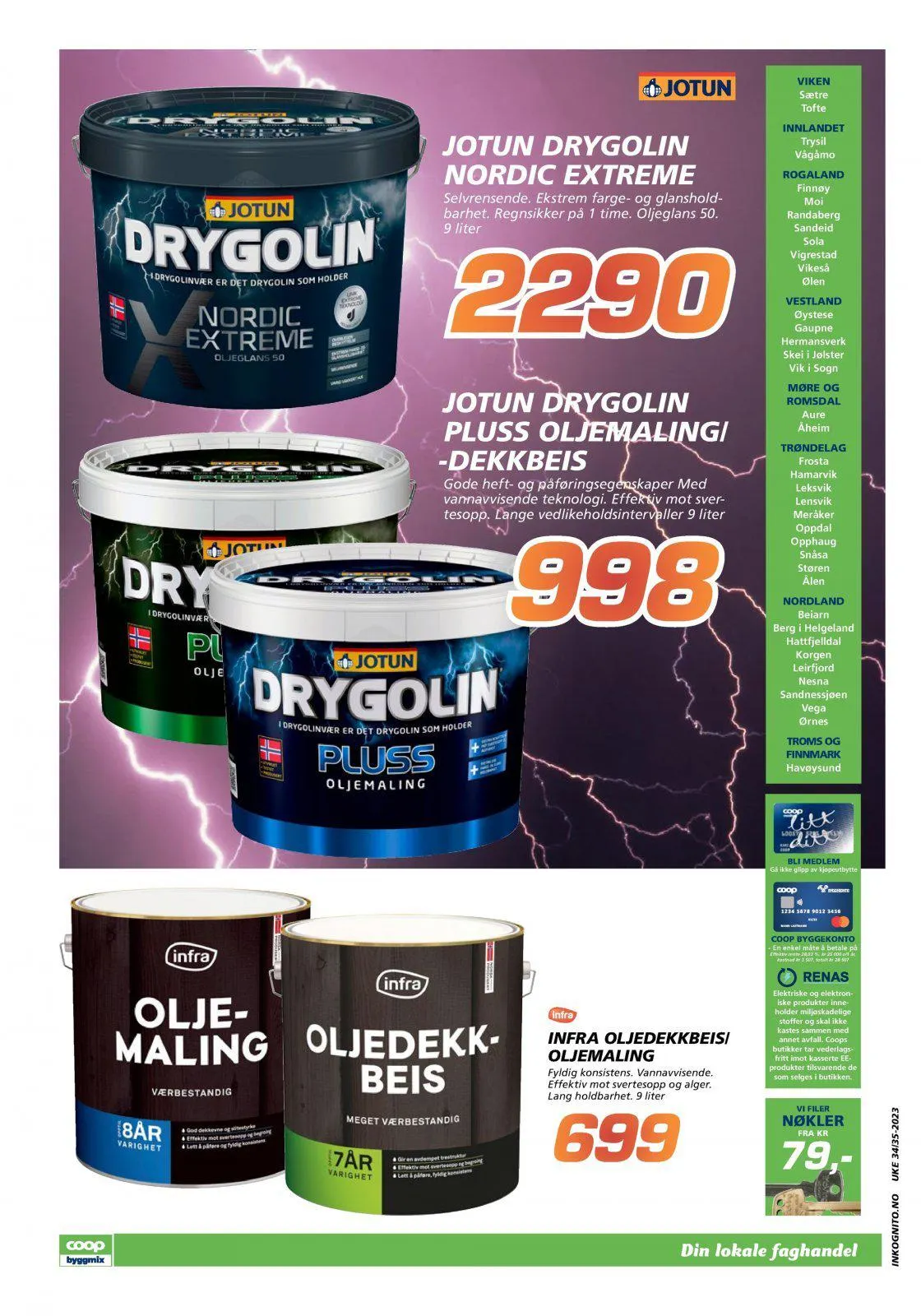 COOP Byggmix kundeavis til 03.09.2023 fra 2. september til 3. september 2023 - kundeavisside 8