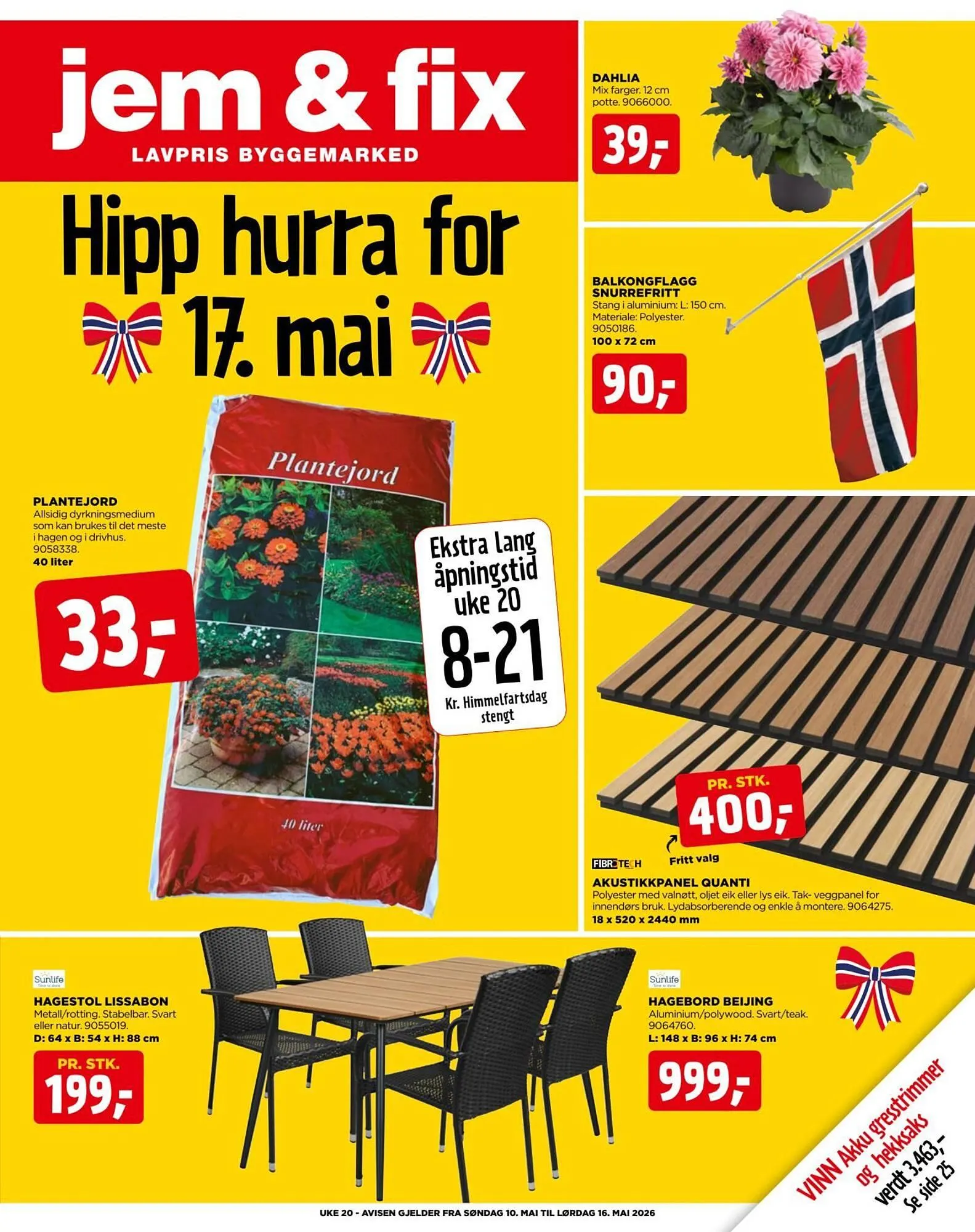 Jem & fix kundeavis fra 10. mai til 17. mai 2026 - kundeavisside 1