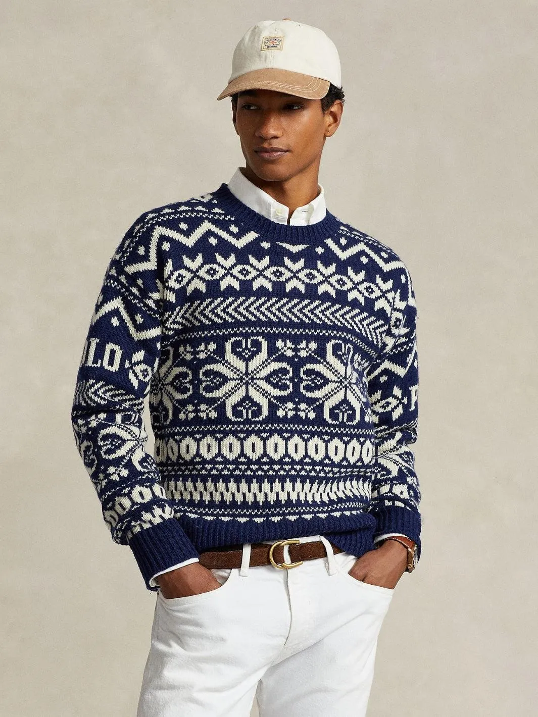 SNOWFLAKE WOOL-BLEND SWEATER Mønster