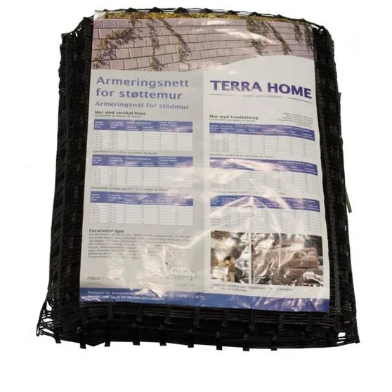 ARM.NETT FOR STØTTEMUR 30/30 3,9X3M