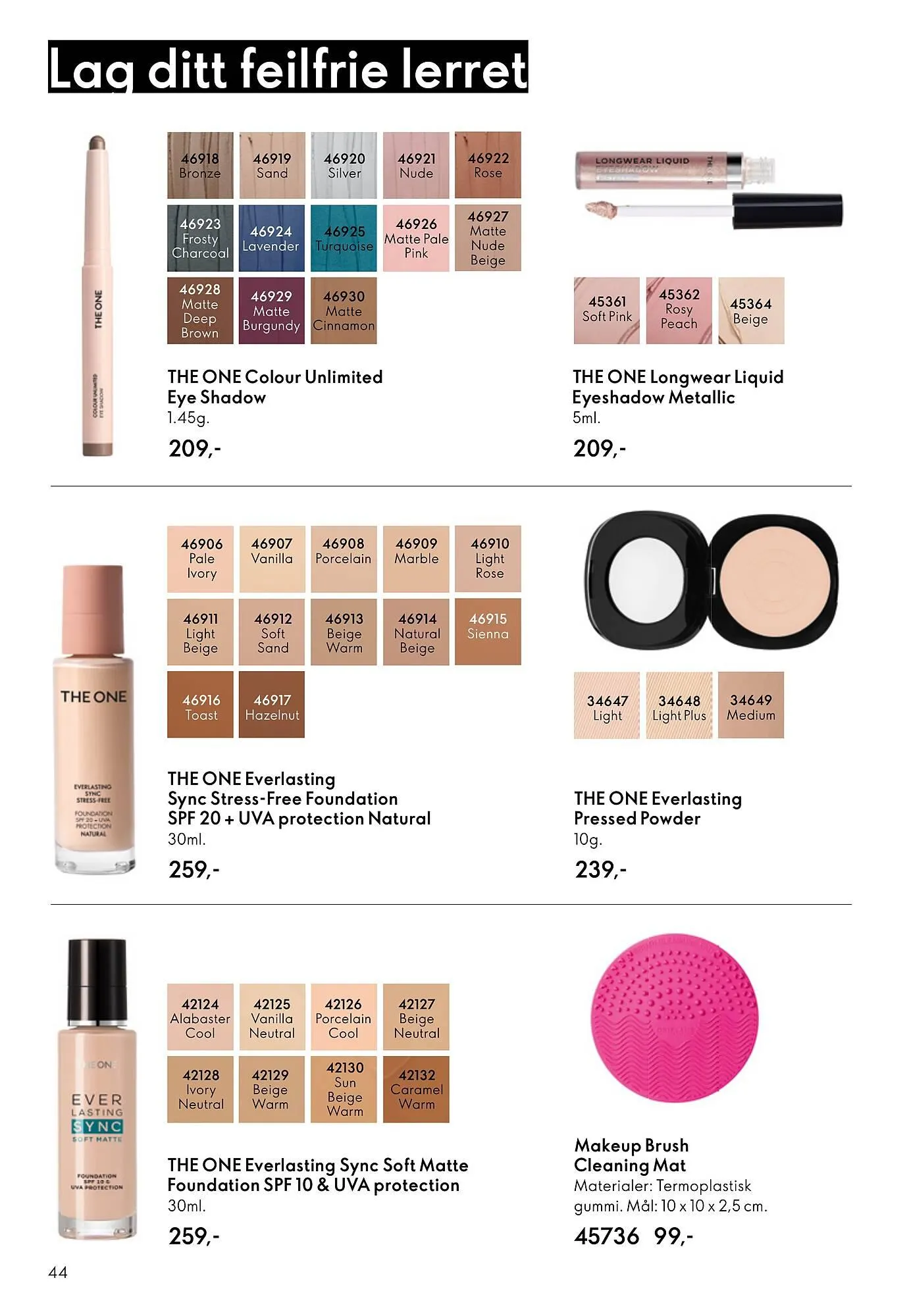 Oriflame katalog fra 8. oktober til 28. oktober 2025 - kundeavisside 44