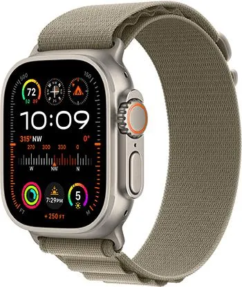 Apple Watch Ultra 2 Titan med Alpine Loop