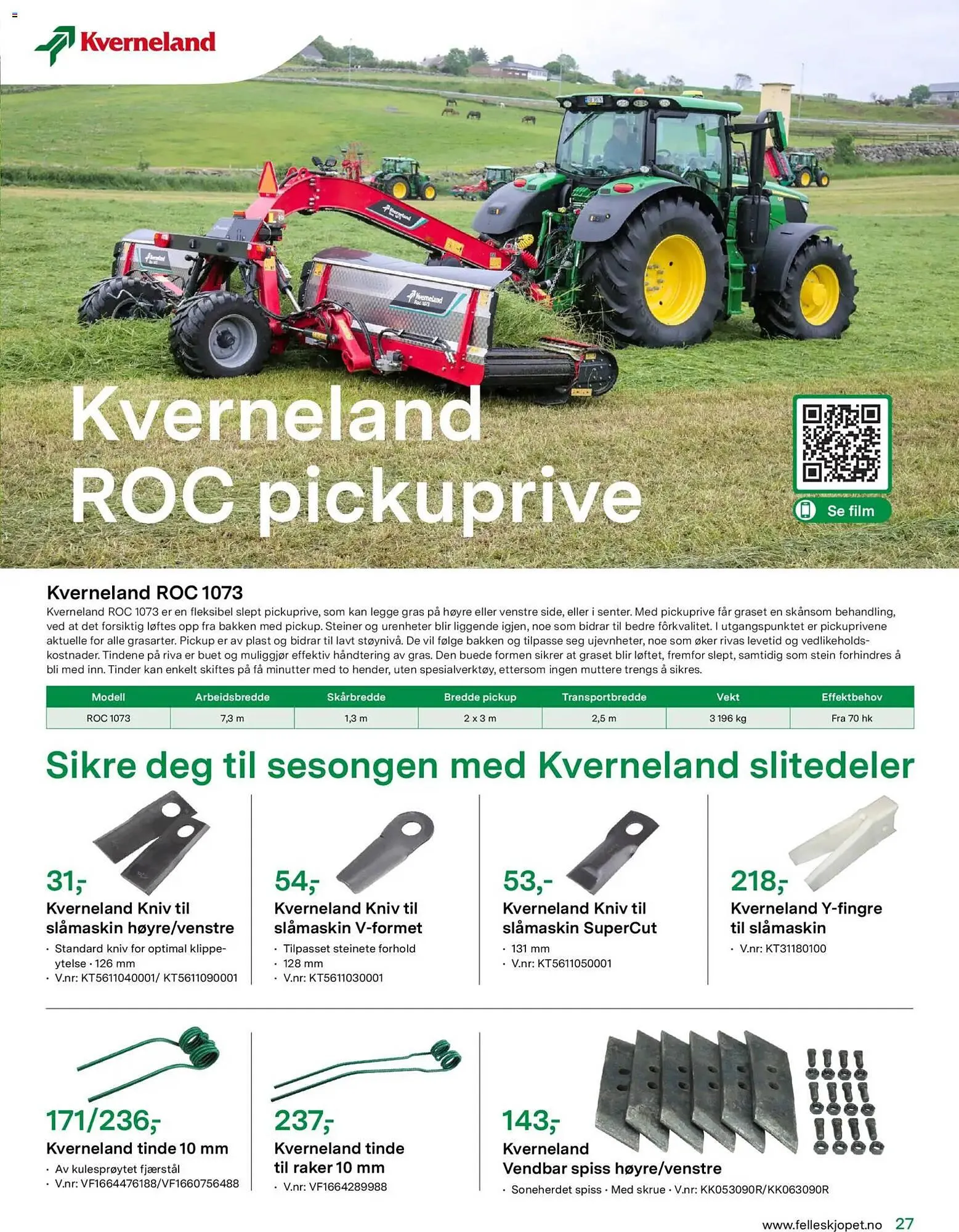 Felleskjøpet kundeavis fra 15. april til 3. januar 2027 - kundeavisside 27