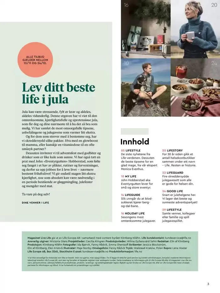 Live Life fra 14. november til 24. desember 2024 - kundeavisside 3