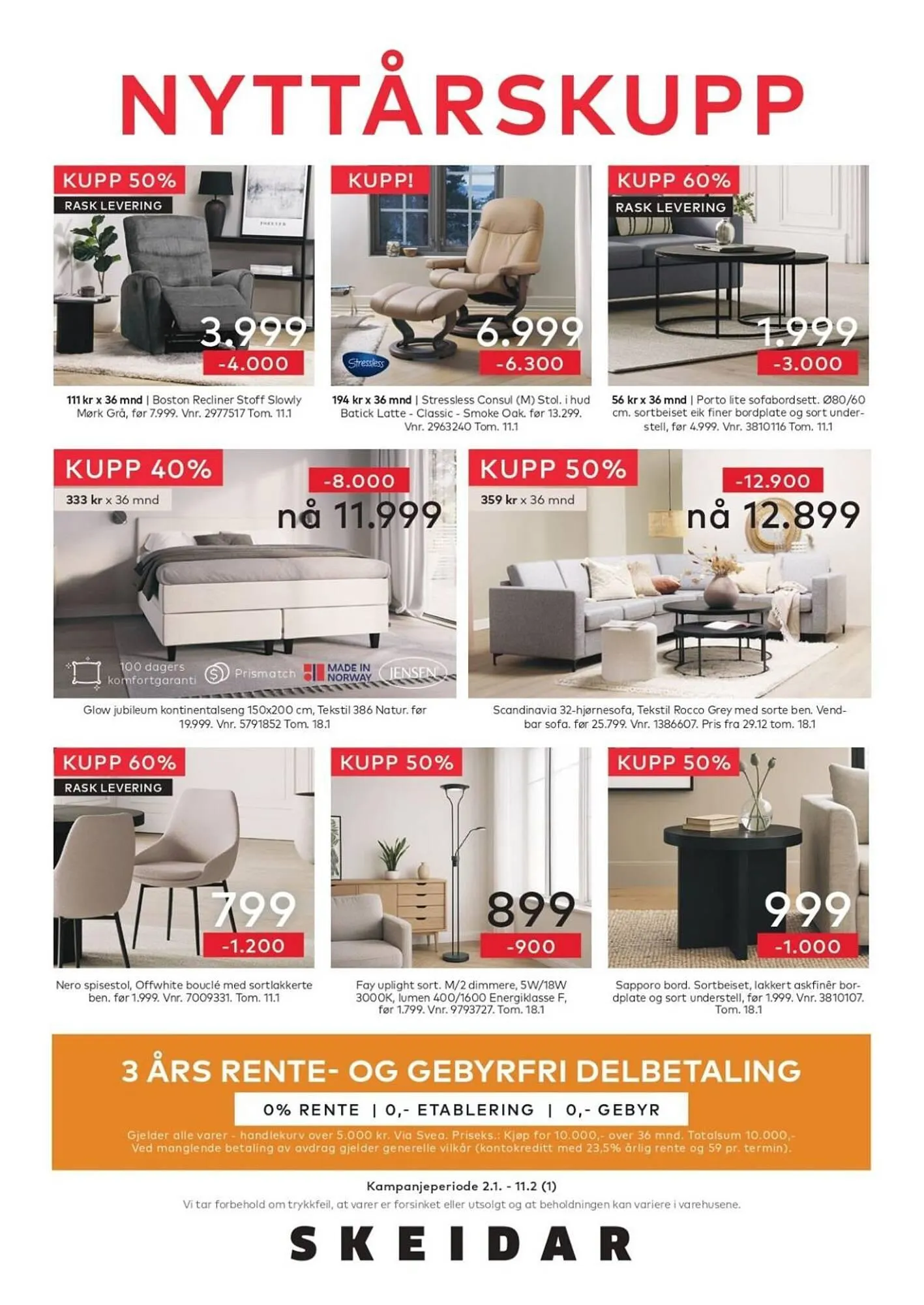 Skeidar kundeavis fra 4. januar til 10. januar 2026 - kundeavisside 8