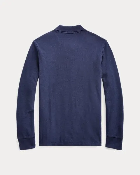 Slim Fit Cotton Mesh Polo