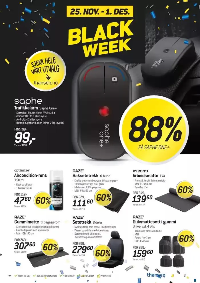 Aktuelle tilbud og kampanjer fra 25. november til 1. desember 2024 - kundeavisside 3
