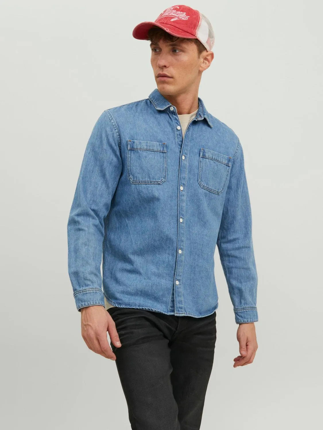 Regular Fit Denimskjorte