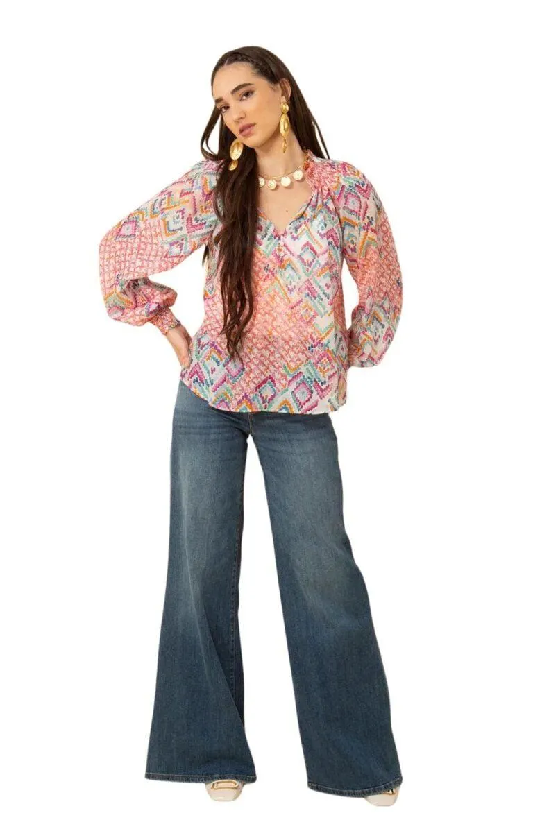 Lyla Blouse – Oransje
