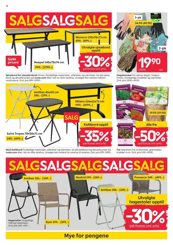 Rusta Salg fra 24. juni til 8. juli 2024 - kundeavisside 4