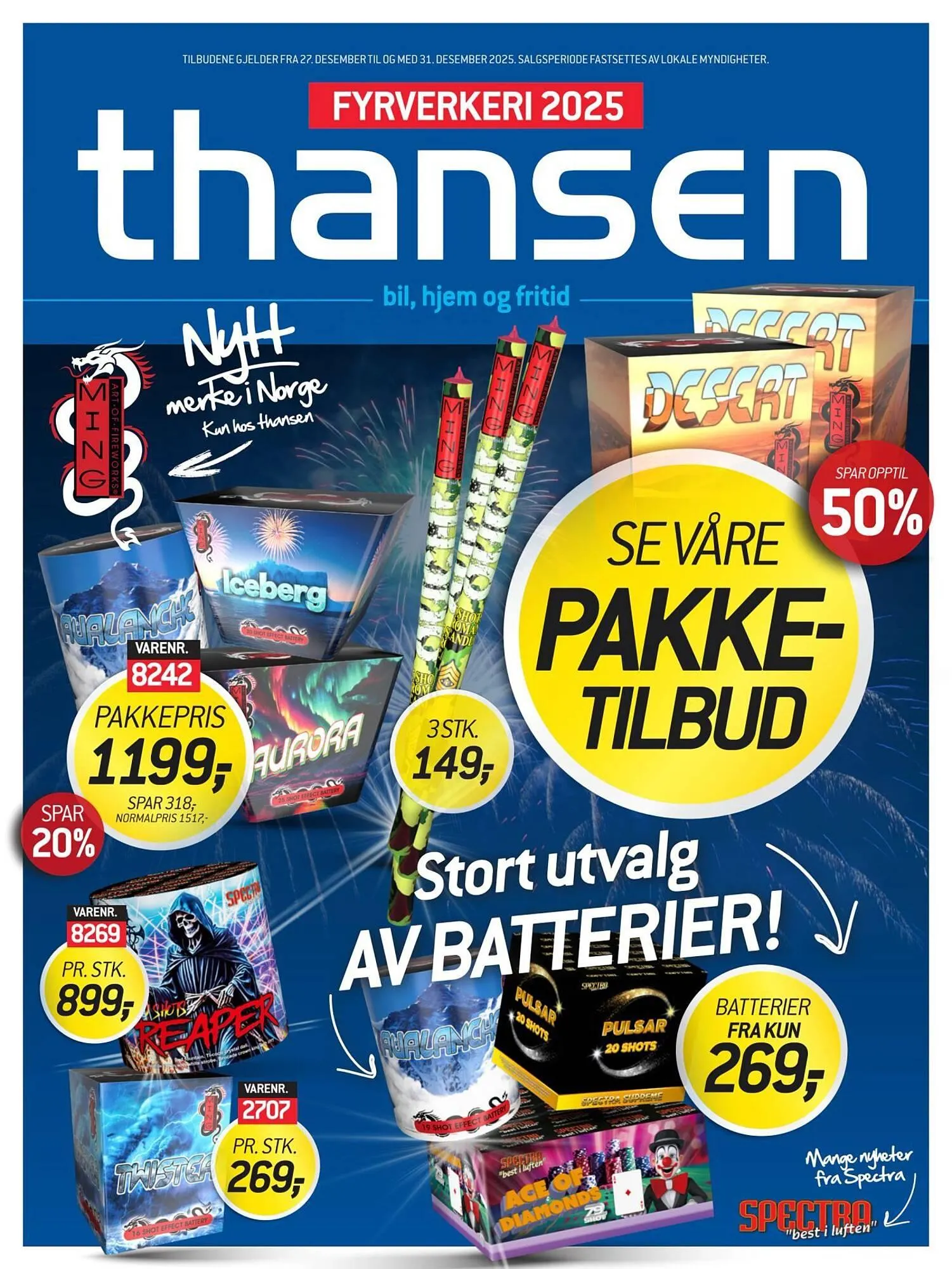 Thansen kundeavis fra 18. desember til 1. januar 2026 - kundeavisside 1