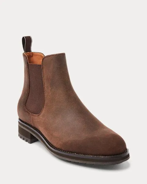 Bryson Waxed Suede Chelsea Boot