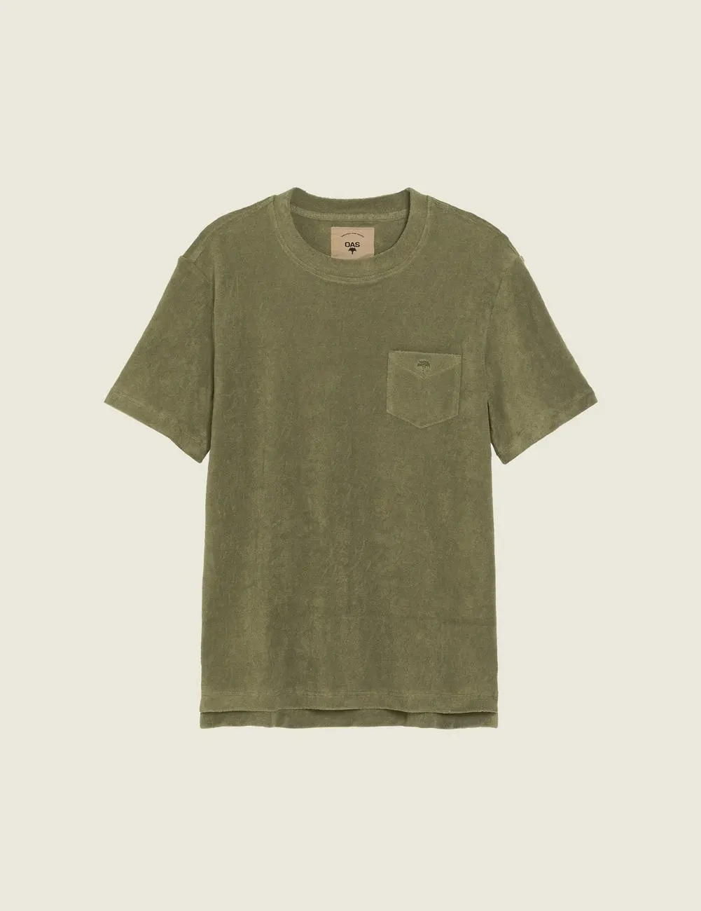 Terry Tee Khaki Green