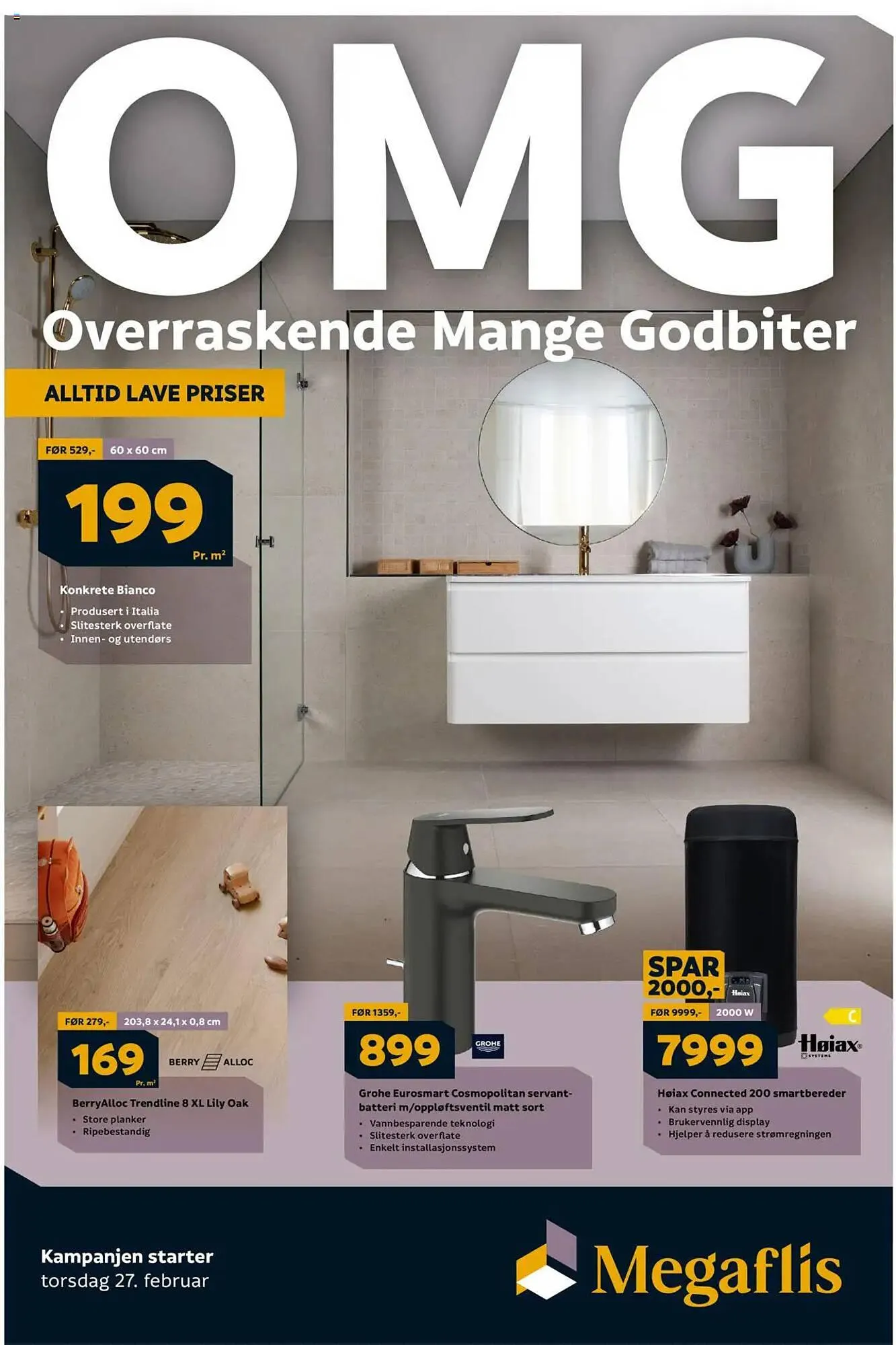 Megaflis Kundeavis fra 27. februar til 16. mars 2025 - kundeavisside 1