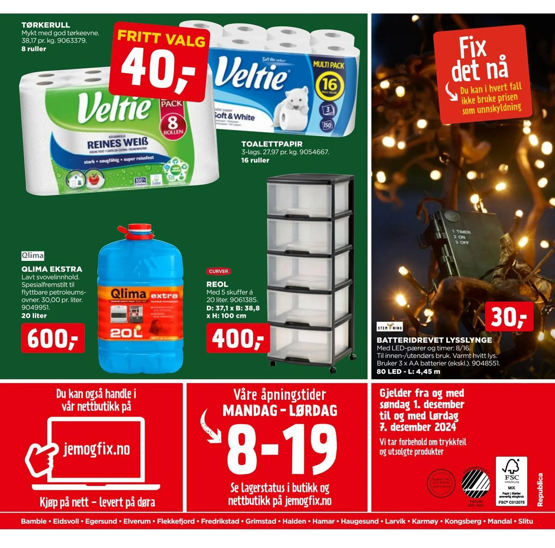 jem & fix Kundeavis fra 30. november til 7. desember 2024 - kundeavisside 24