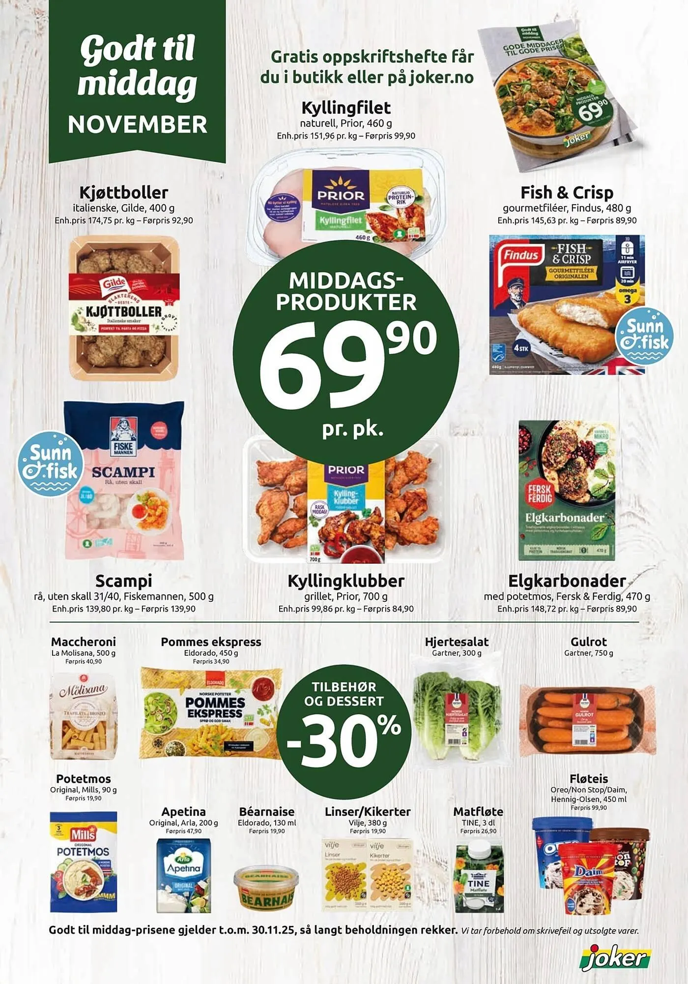 Joker kundeavis fra 11. november til 15. november 2025 - kundeavisside 10
