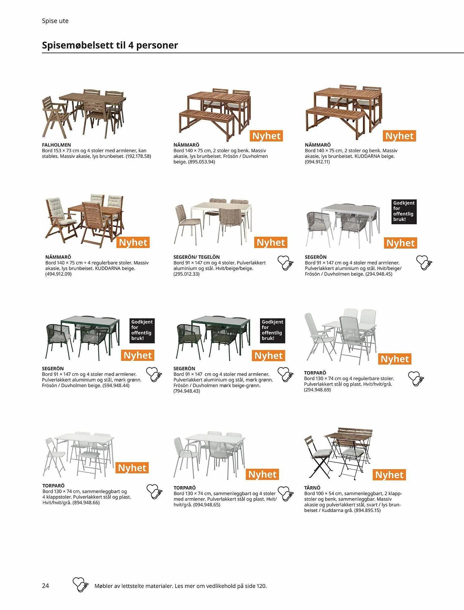 IKEA Kundeavis fra 5. mai til 31. august 2023 - kundeavisside 24