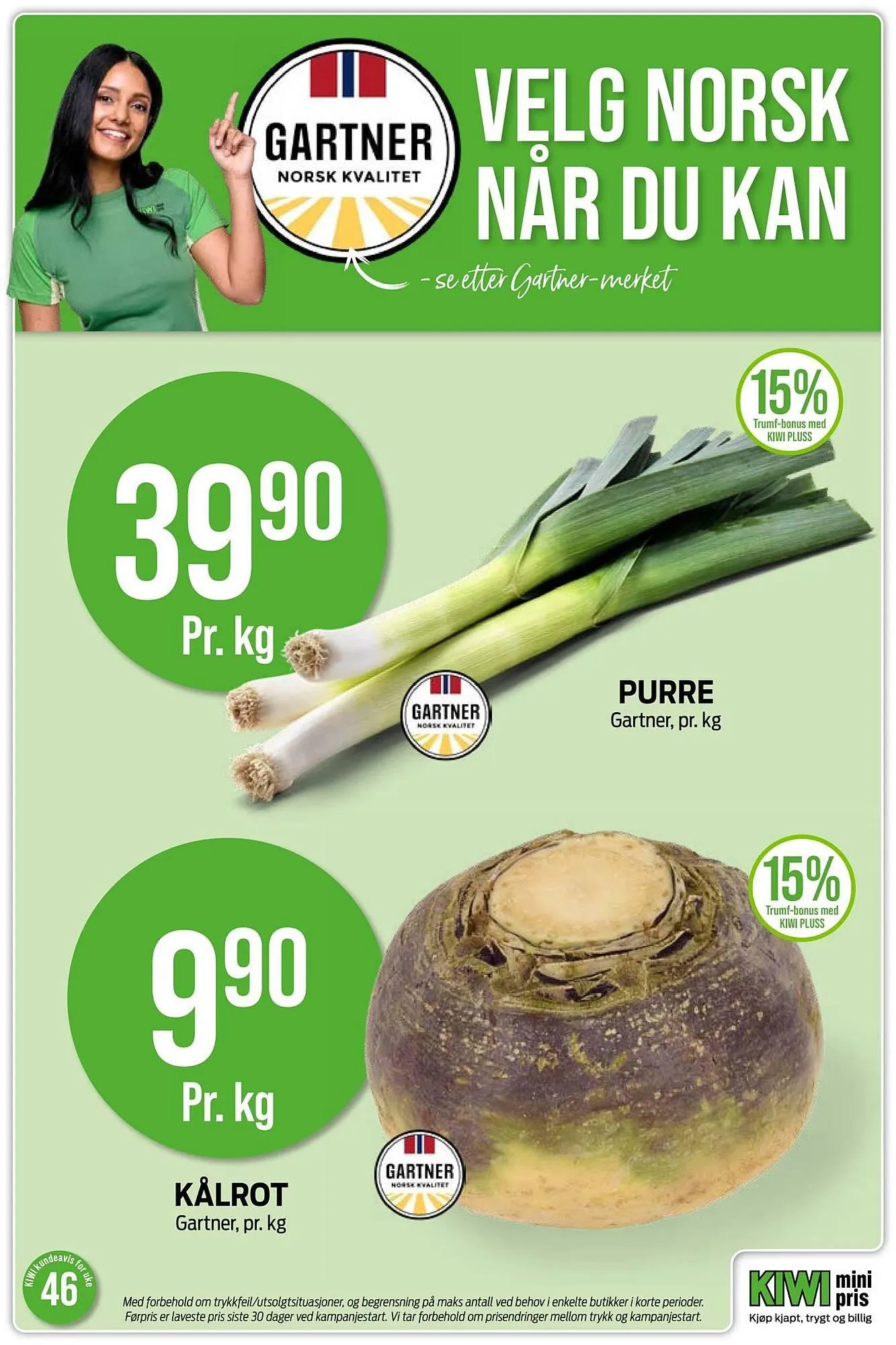 Kiwi kundeavis fra 10. november til 16. november 2025 - kundeavisside 15