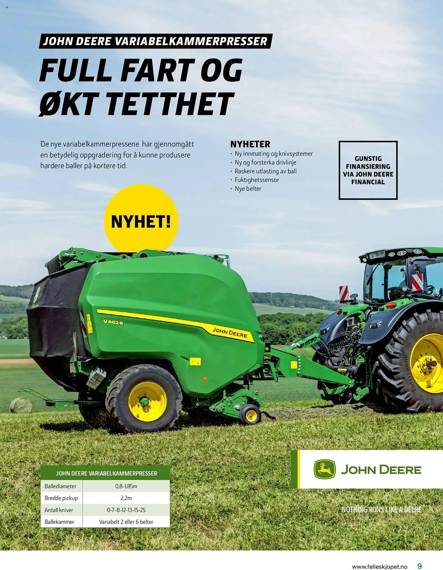 Felleskjøpet kundeavis fra 15. april til 3. januar 2027 - kundeavisside 9