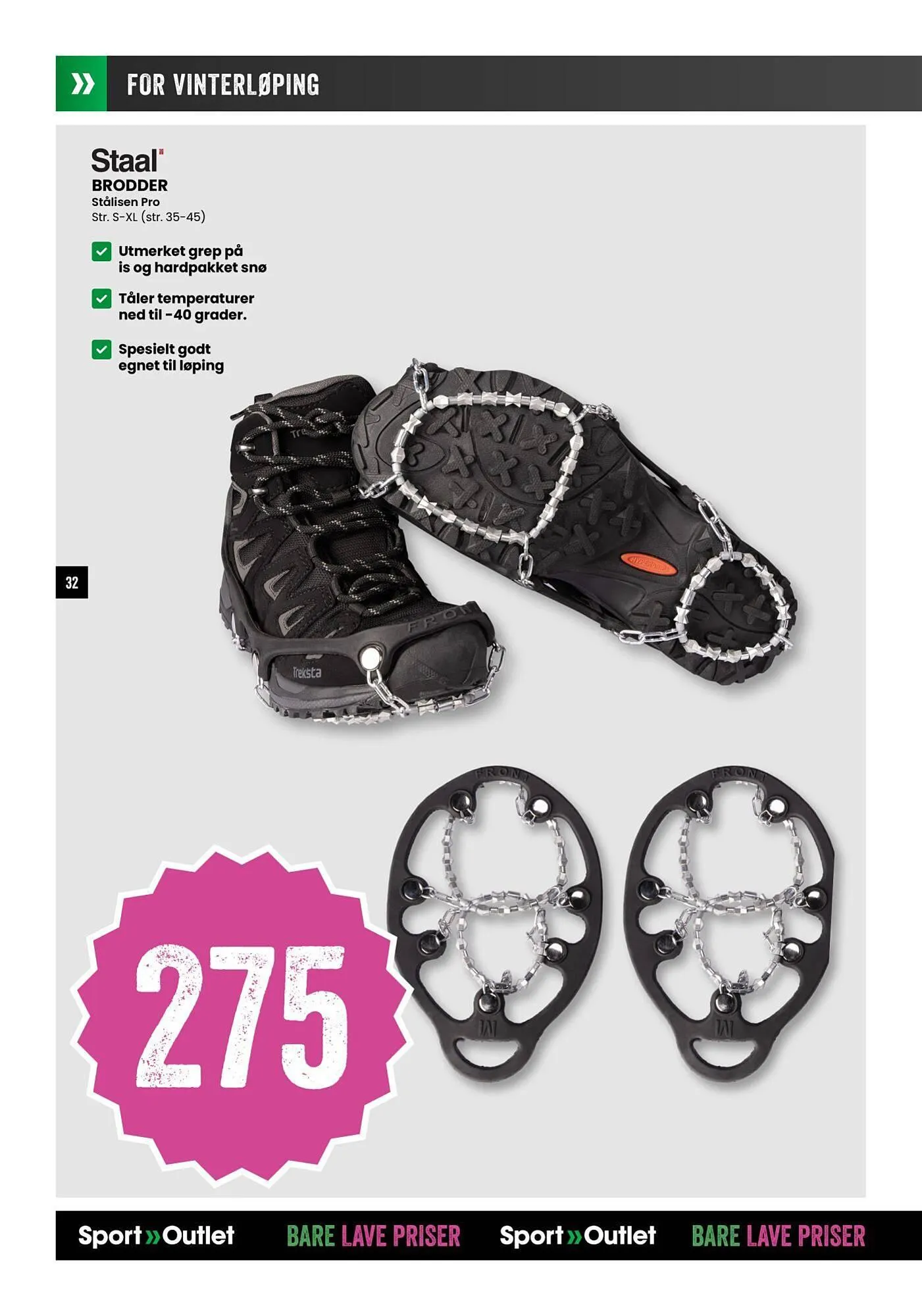 Sport Outlet kundeavis fra 14. januar til 2. februar 2026 - kundeavisside 32
