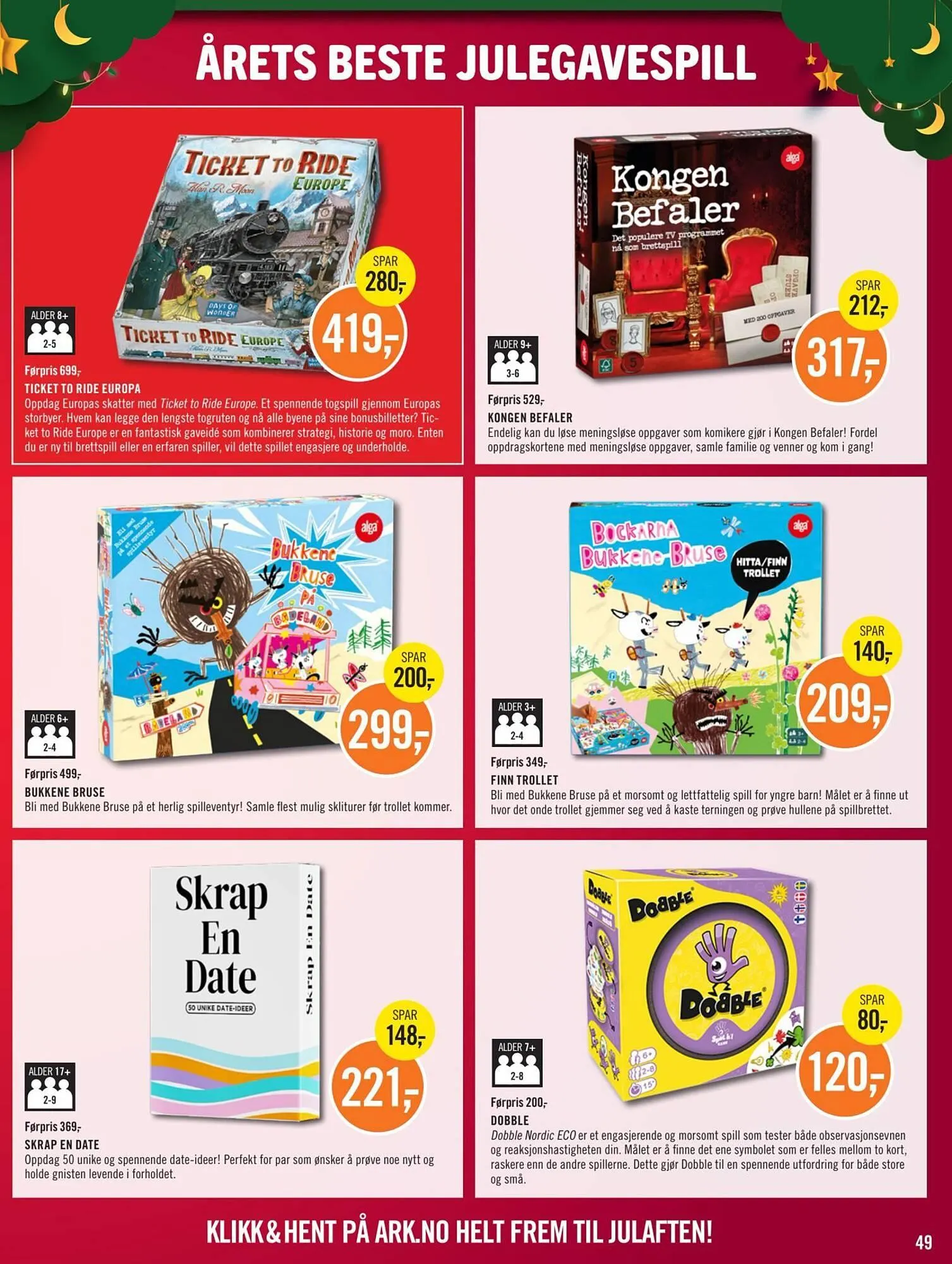 Ark Bokhandel kundeavis fra 1. desember til 25. desember 2025 - kundeavisside 49