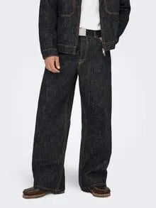 ONSREMI Middels høyt snitt Wide Leg Fit Jeans