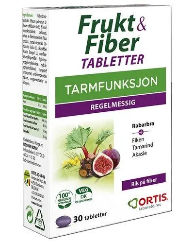Frukt & Fiber tabletter
