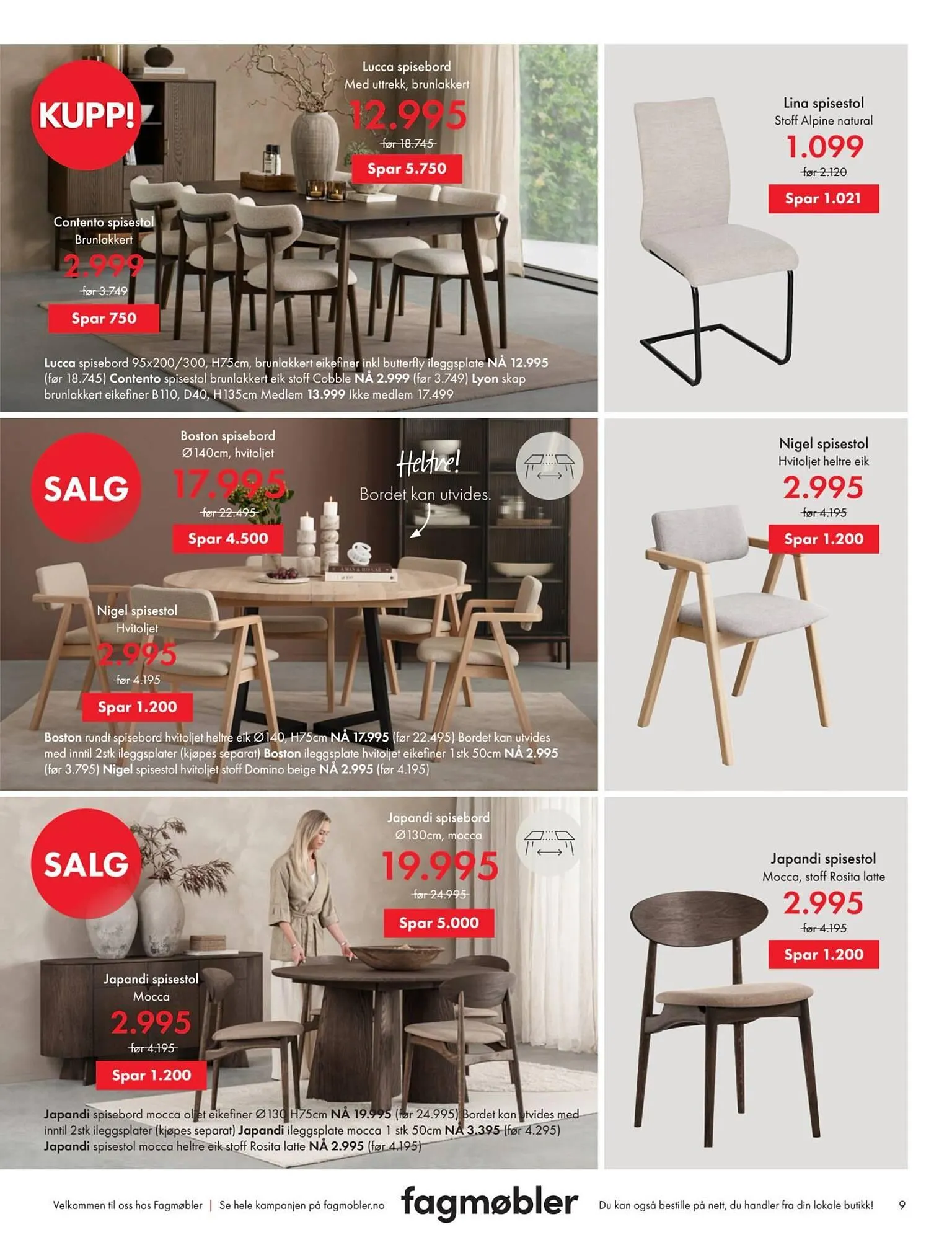 Fagmøbler kundeavis fra 1. januar til 1. februar 2026 - kundeavisside 9