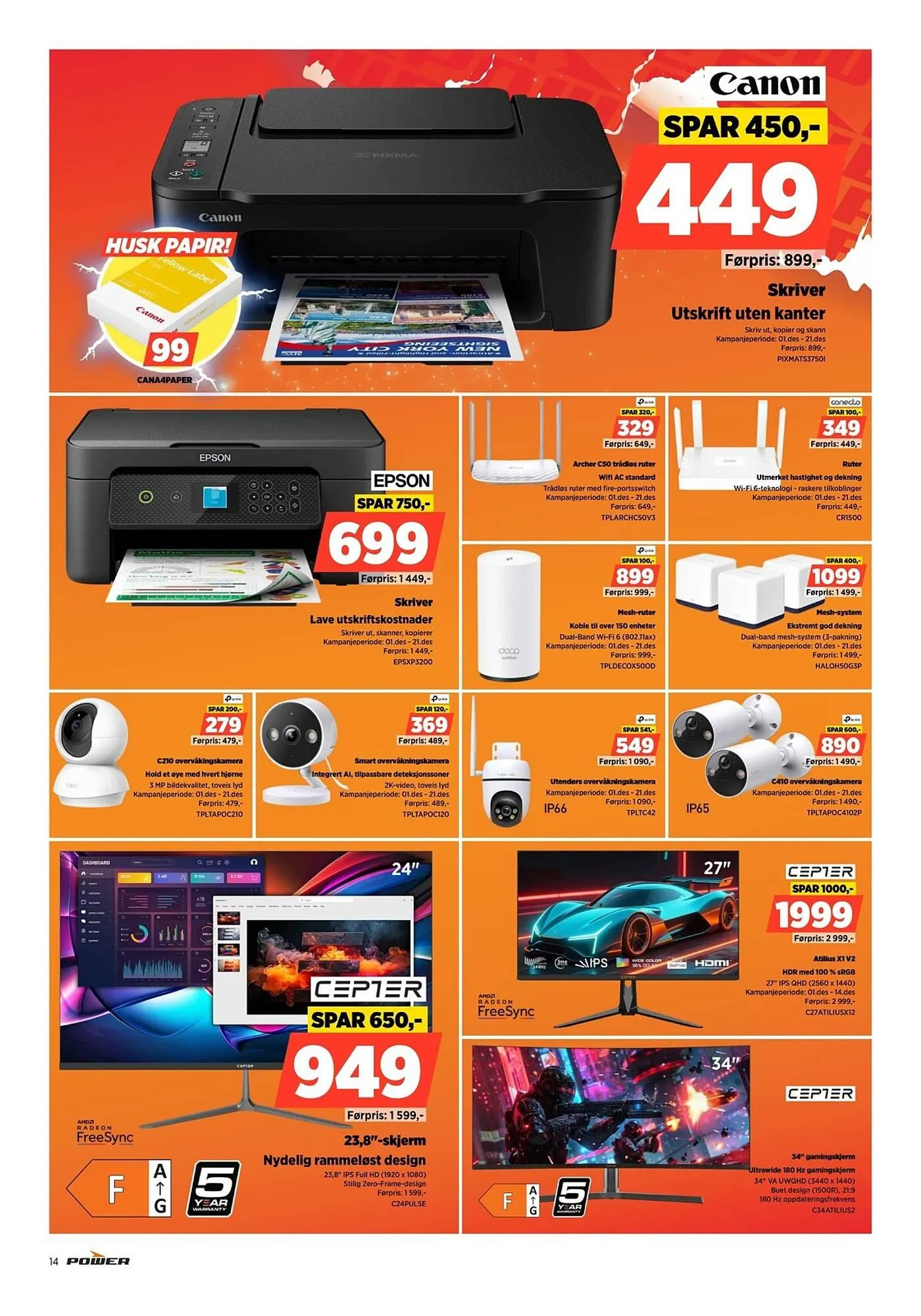 POWER kundeavis fra 1. desember til 7. desember 2025 - kundeavisside 14