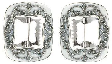 Spenne Kne-/Vest 830 Oksidert Sølv