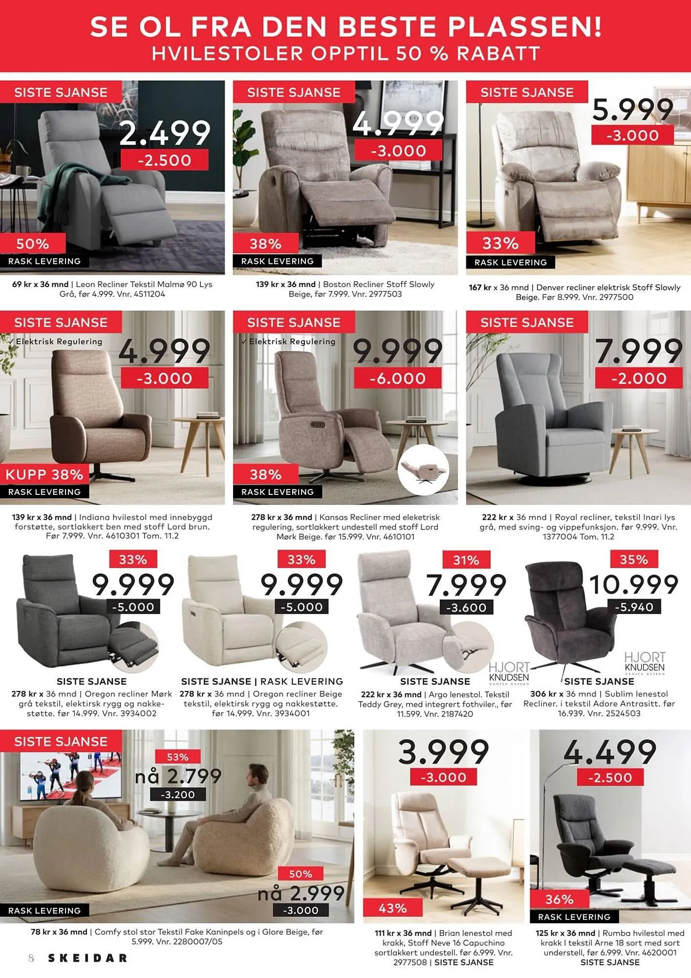 Skeidar kundeavis fra 30. januar til 12. februar 2026 - kundeavisside 8