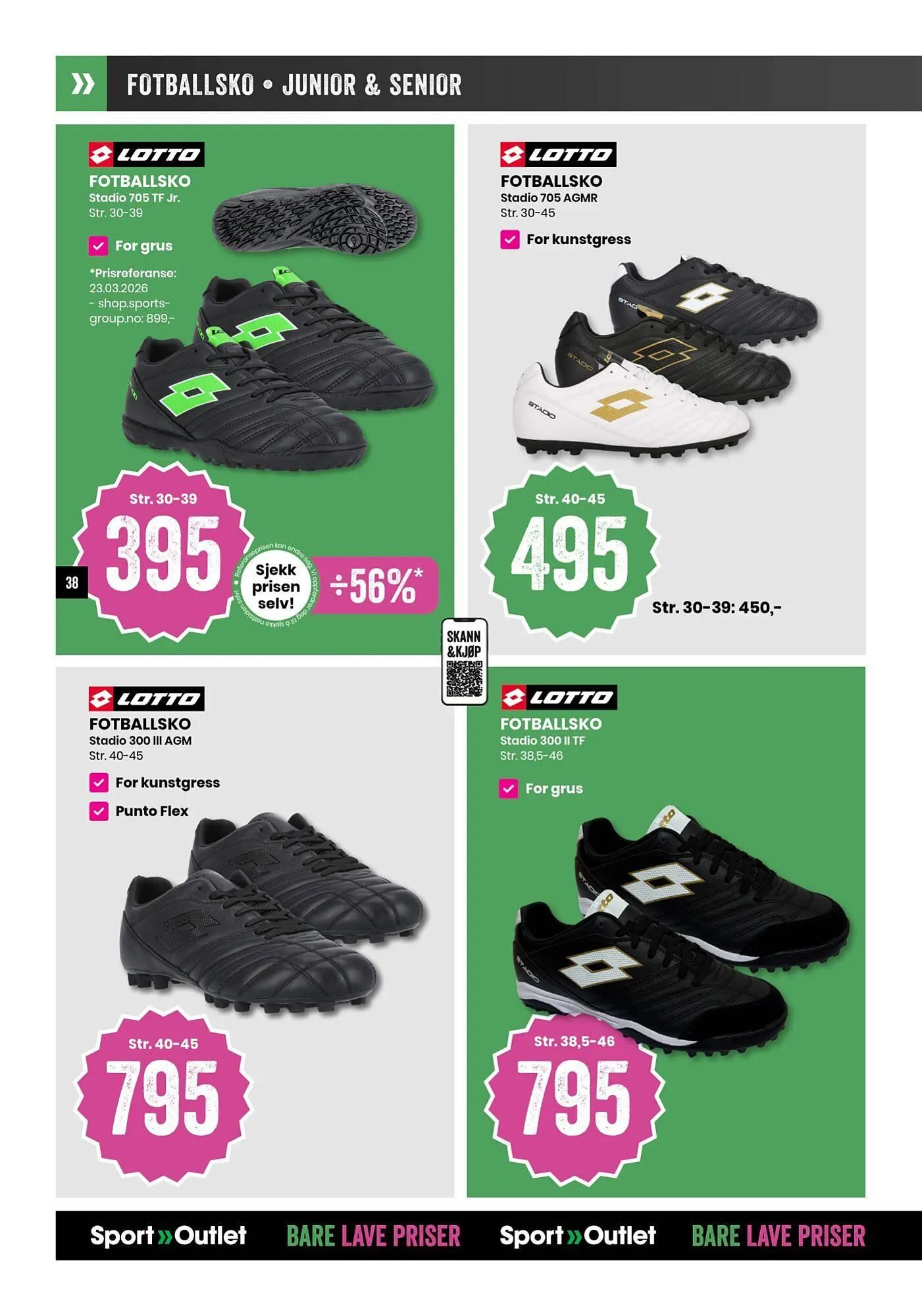 Sport Outlet kundeavis fra 14. april til 4. mai 2026 - kundeavisside 38