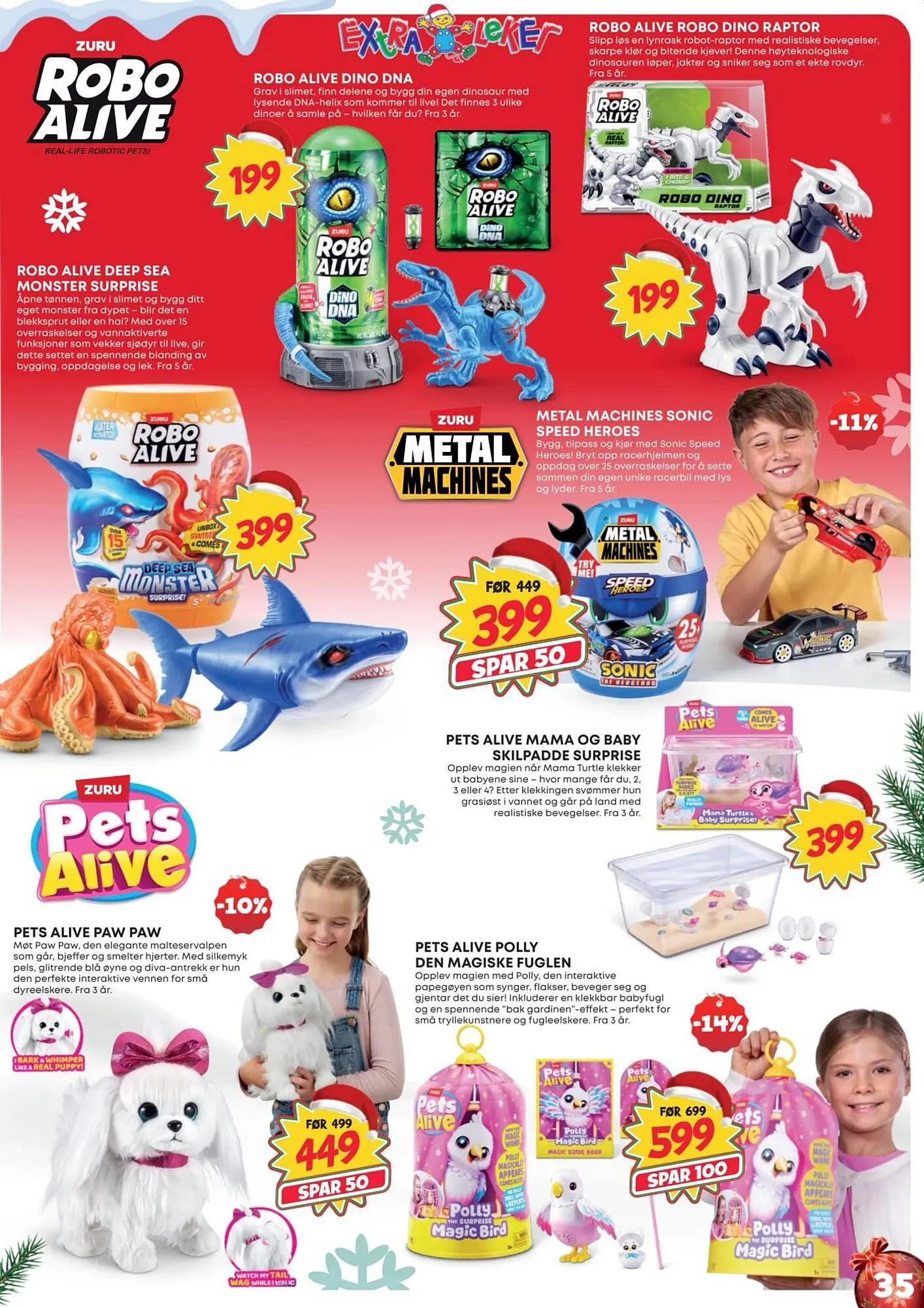 Extra Leker kundeavis fra 12. november til 24. desember 2025 - kundeavisside 35