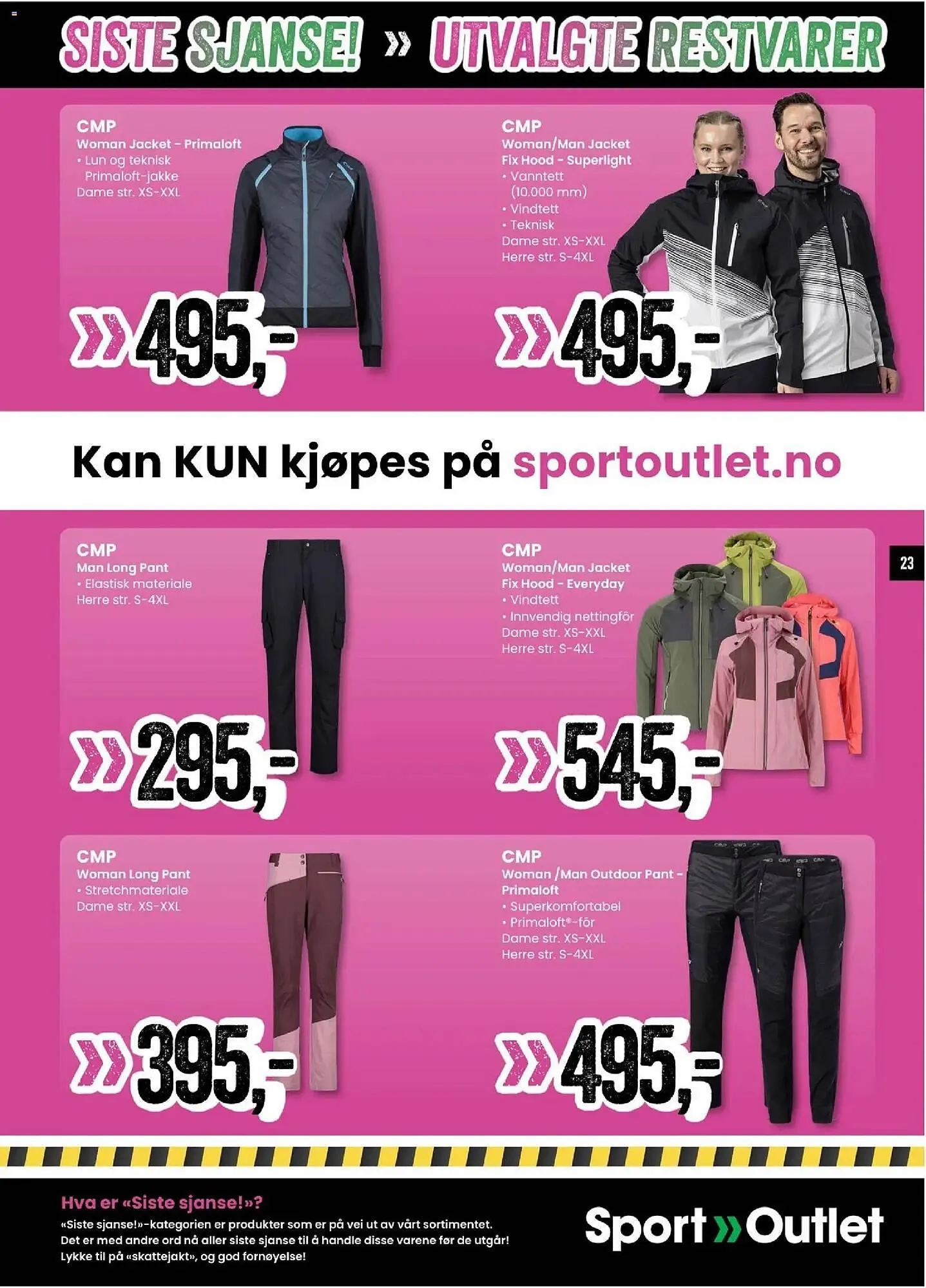 Sport Outlet kundeavis fra 17. februar til 3. mars 2026 - kundeavisside 23