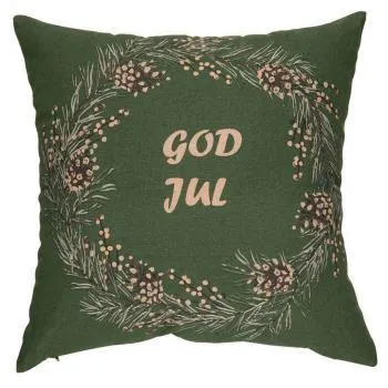 Putetrekk God Jul krans 48x48 cm