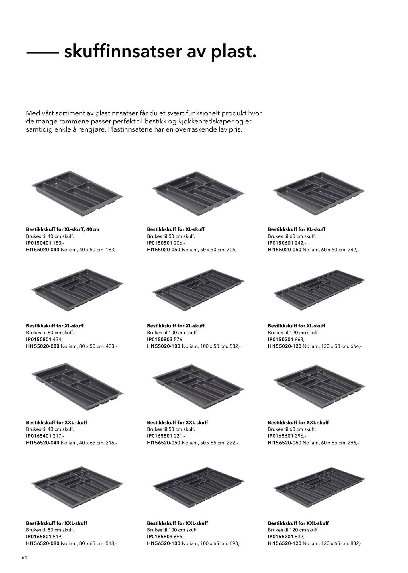 Kvik Kjøkken Kundeavis fra 28. mars til 11. april 2024 - kundeavisside 64