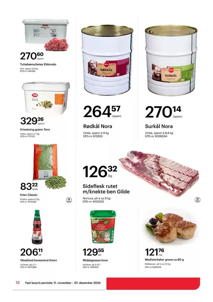 Alt du trenger, alltid billig. fra 18. november til 7. desember 2024 - kundeavisside 13