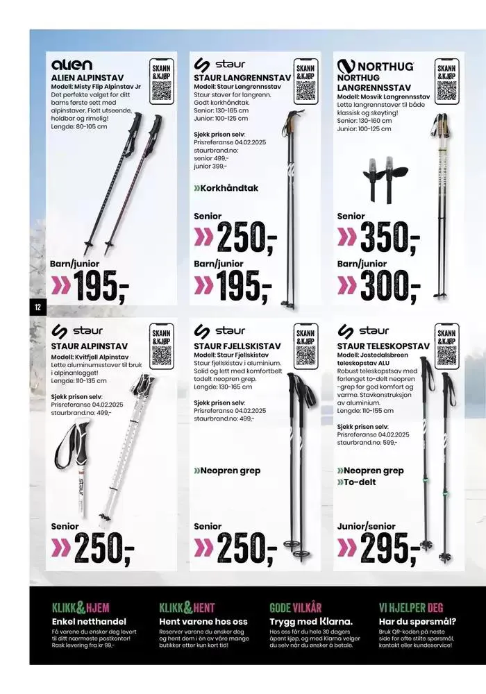 Folder Sport Outlet fra 21. februar til 7. mars 2025 - kundeavisside 12