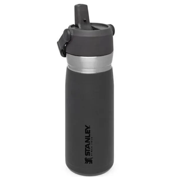 The IceFlow Flip Straw termoflaske 0,65L grå